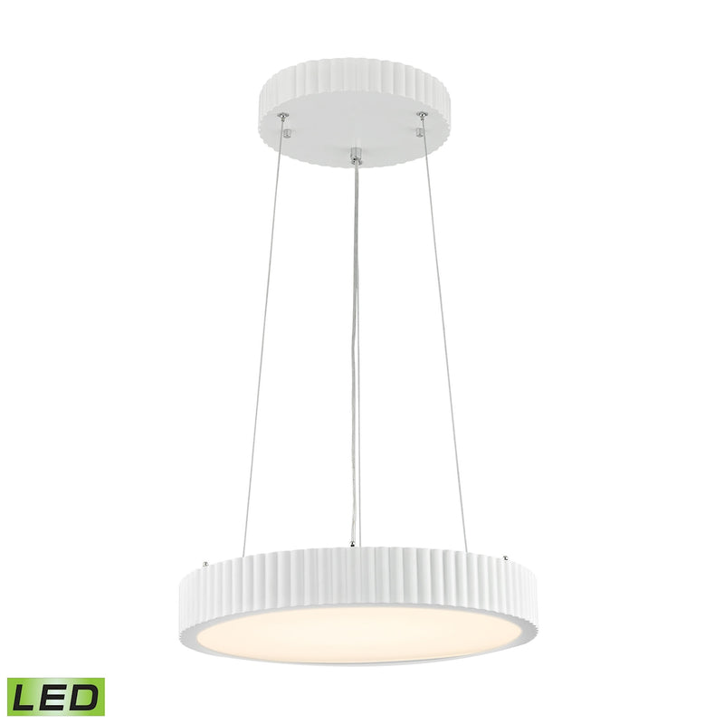 Digby 120-Light Chandelier in Matte White with Opal White Glass Diffuser ELK Lighting | Chandeliers | Modishstore