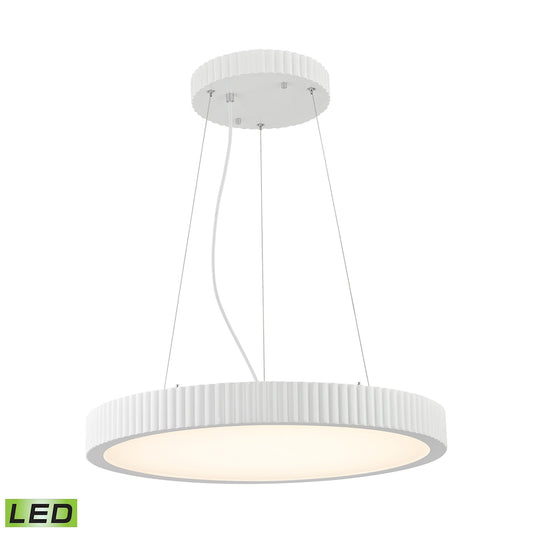 Digby 240-Light Chandelier in Matte White with Opal White Glass Diffuser ELK Lighting | Chandeliers | Modishstore