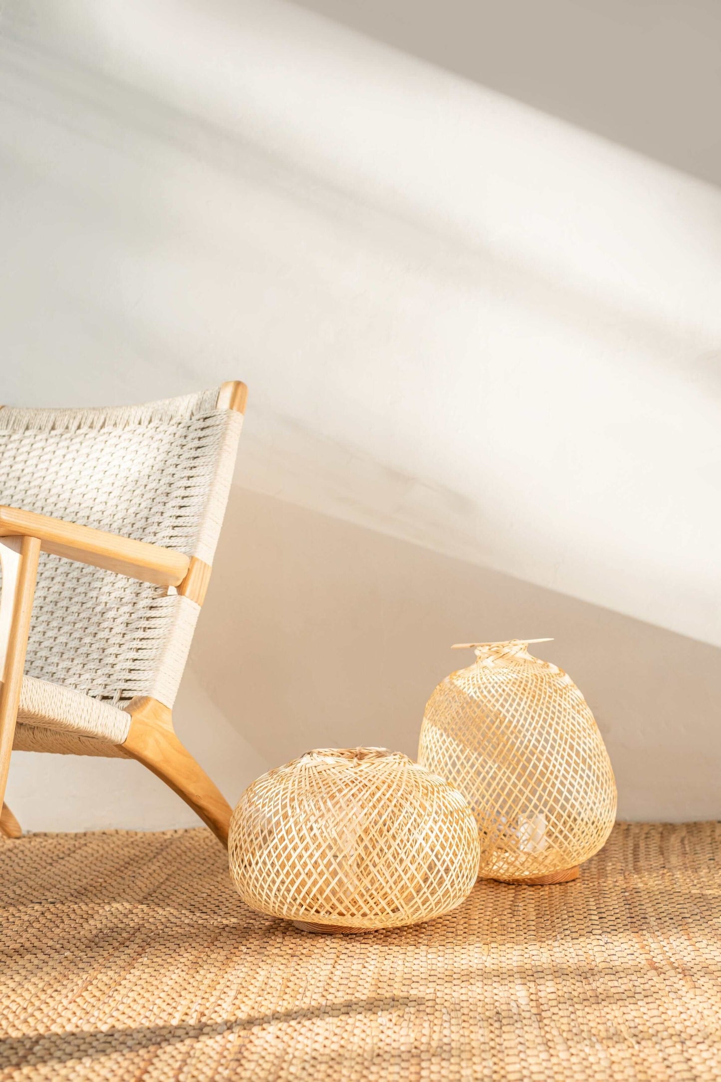 Na Wa - Bamboo Boho Table Lamp By Thaihome | Table Lamps | Modishstore - 4