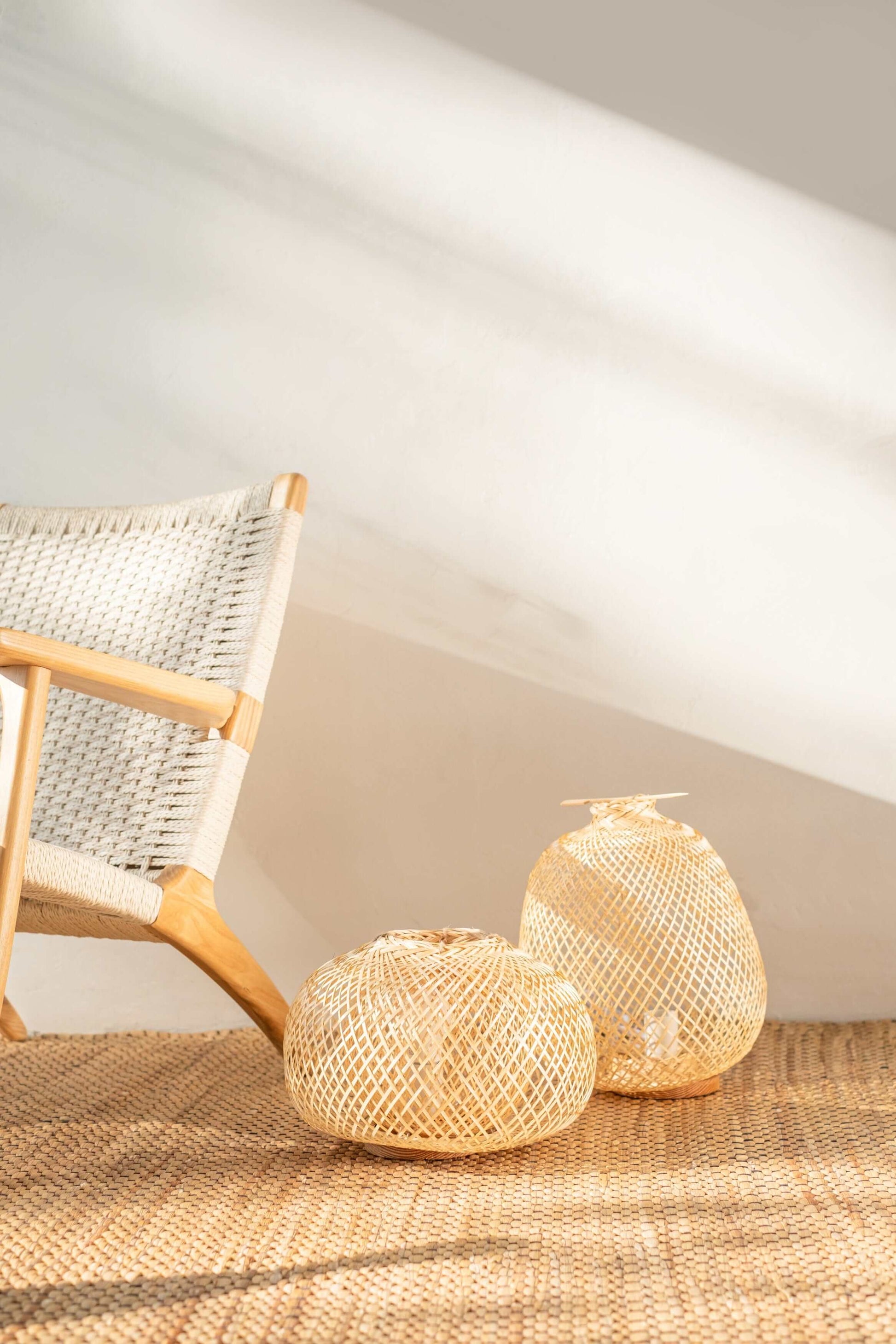 Na Wa - Bamboo Boho Table Lamp By Thaihome | Table Lamps | Modishstore - 4