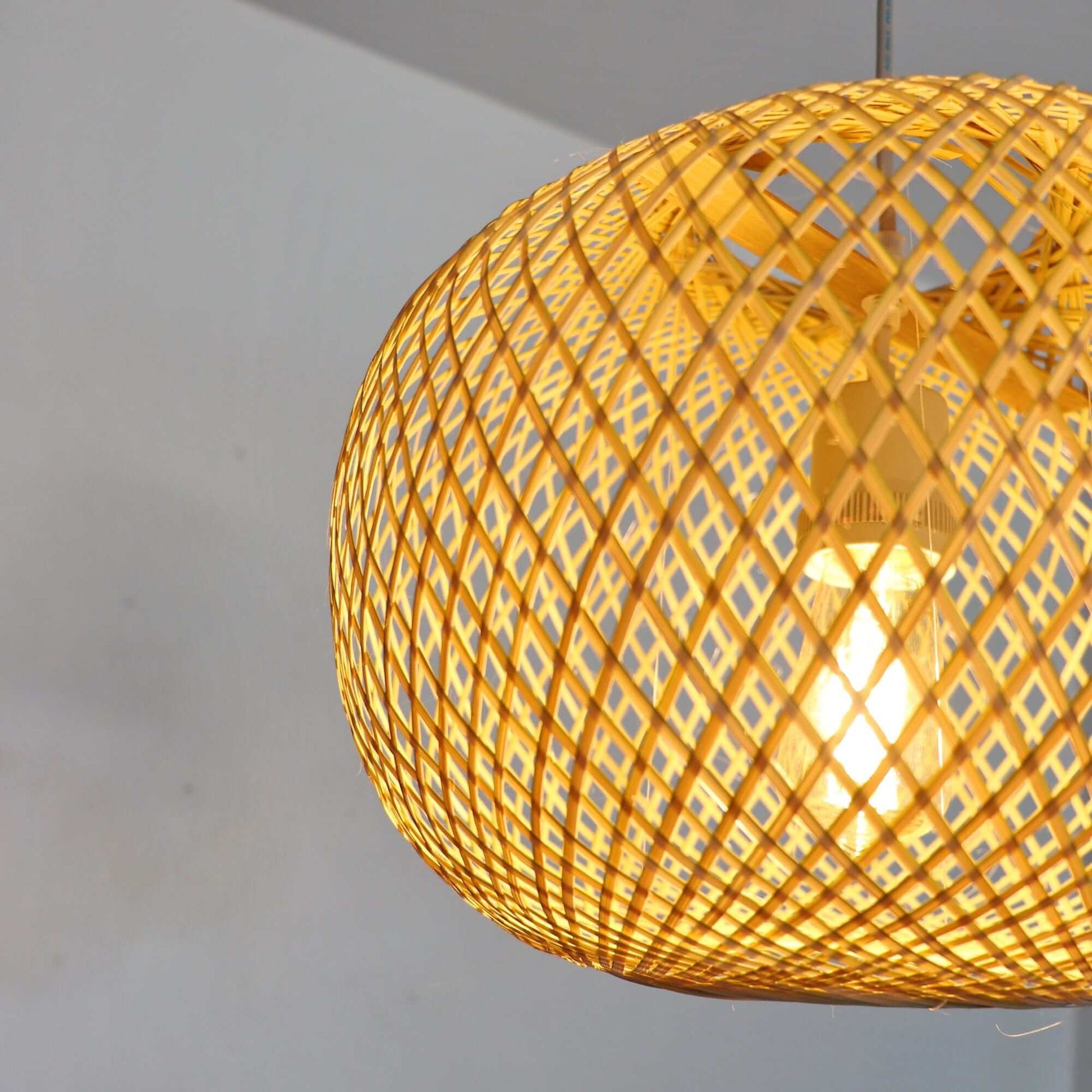 Wan - Bamboo Pendant Light (20 Cm) By Thaihome | Pendant Lamps | Modishstore - 8