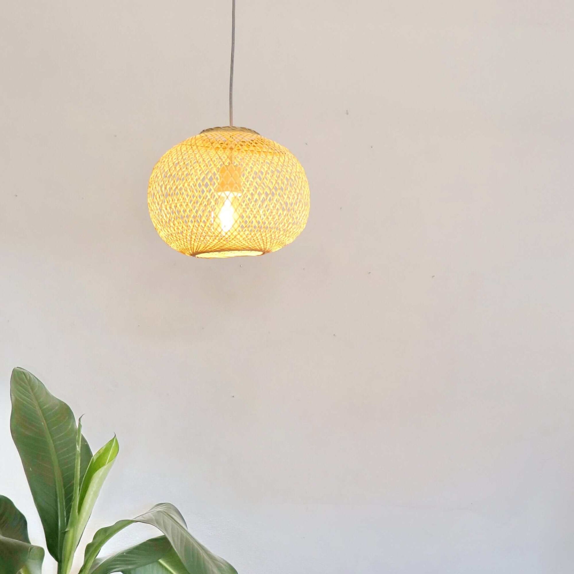 Wan - Bamboo Pendant Light (20 Cm) By Thaihome | Pendant Lamps | Modishstore - 5