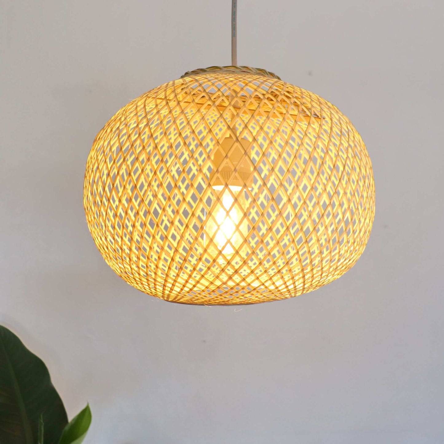 Wan - Bamboo Pendant Light (20 Cm) By Thaihome | Pendant Lamps | Modishstore - 4