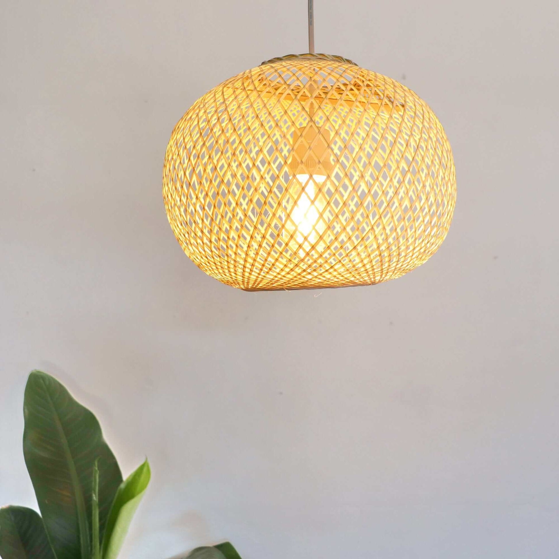 Wan - Bamboo Pendant Light (20 Cm) By Thaihome | Pendant Lamps | Modishstore - 6