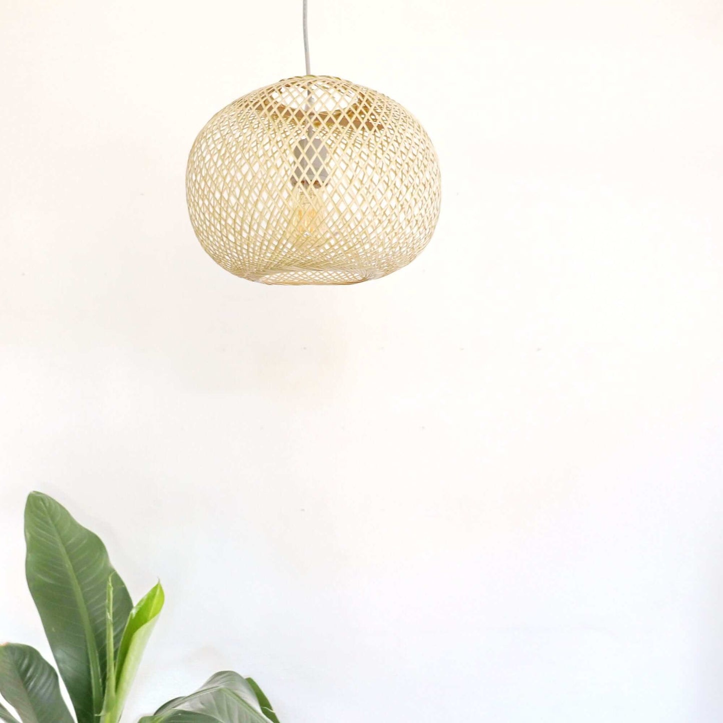 Wan - Bamboo Pendant Light (20 Cm) By Thaihome | Pendant Lamps | Modishstore - 3