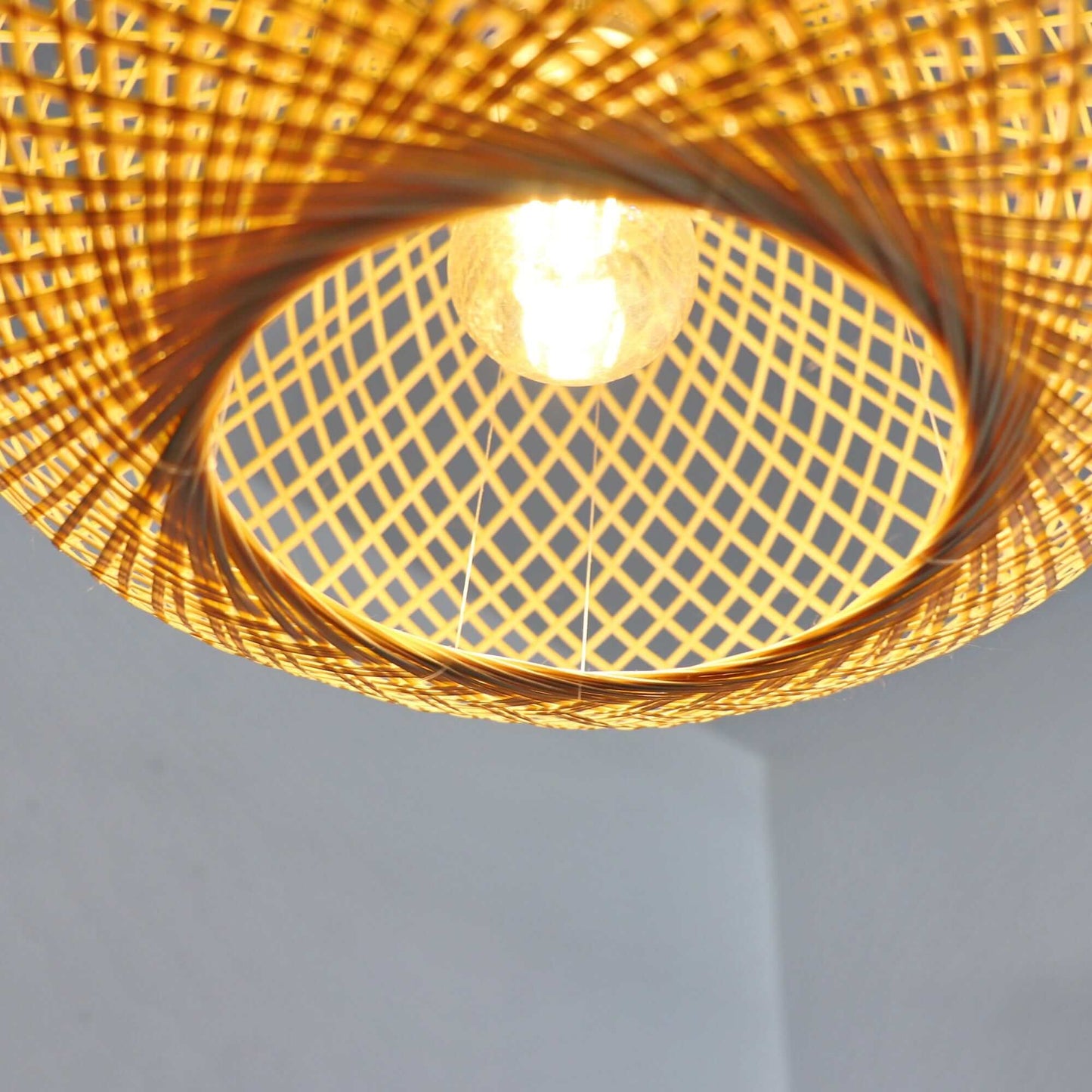 Wan - Bamboo Pendant Light (20 Cm) By Thaihome | Pendant Lamps | Modishstore - 7