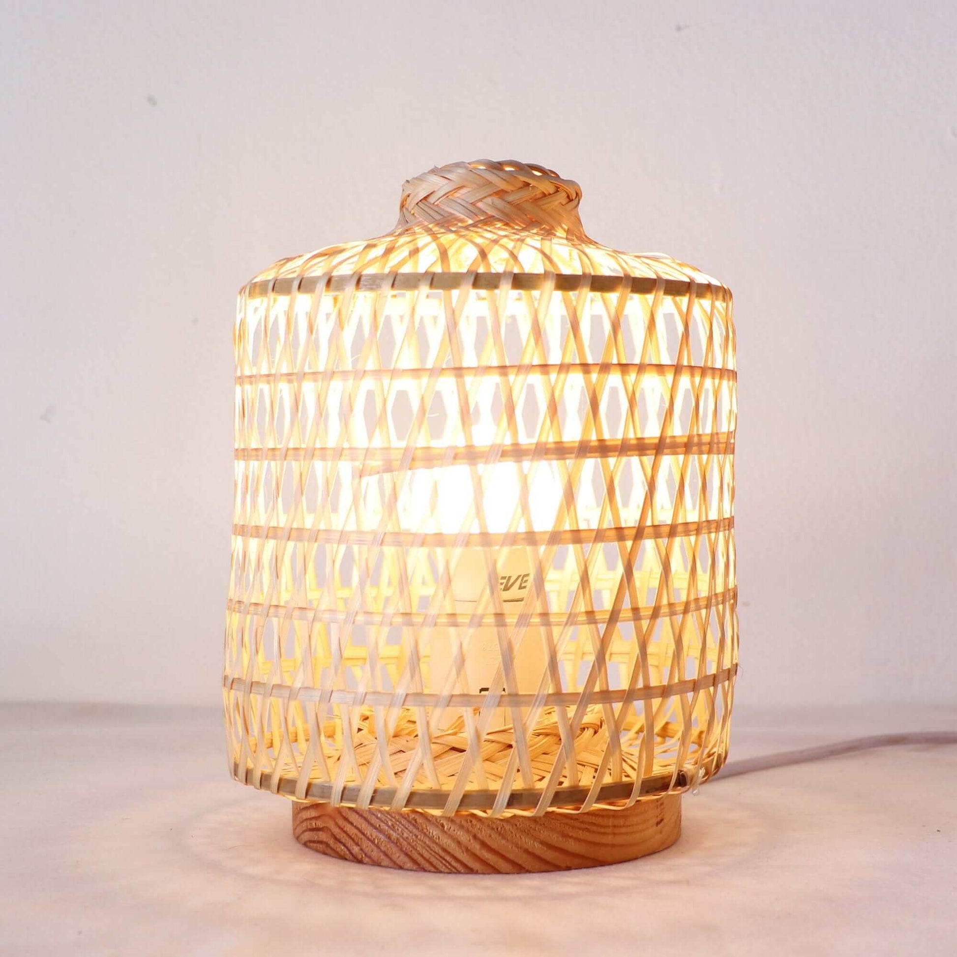 Ya Na Pat - Bamboo Boho Table Lamp By Thaihome | Table Lamps | Modishstore - 4