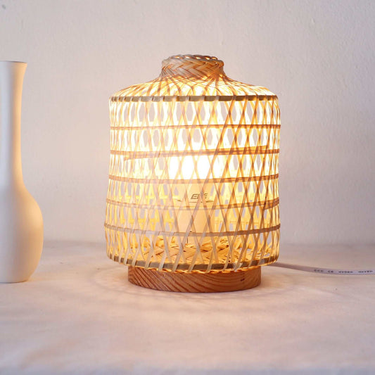 Ya Na Pat - Bamboo Boho Table Lamp By Thaihome | Table Lamps | Modishstore