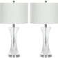 Safavieh Zelda 25-Inch H Glass Table Lamp Set Of 2 - Clear | Table Lamps | Modishstore - 2