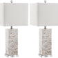 Safavieh Homer 26-Inch H Shell Table Lamp Set Of 2 - Cream | Table Lamps | Modishstore - 2