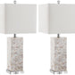 Safavieh Homer 26-Inch H Shell Table Lamp Set Of 2 - Cream | Table Lamps | Modishstore - 2