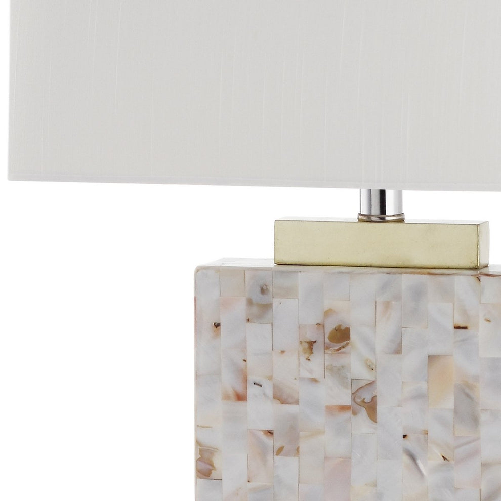 Safavieh Tory 24.5-Inch H Shell Table Lamp Set Of 2 - Cream | Table Lamps | Modishstore - 3
