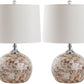 Safavieh Nikki 22.5-Inch H Shell Table Lamp Set Of 2 - Cream | Table Lamps | Modishstore - 2