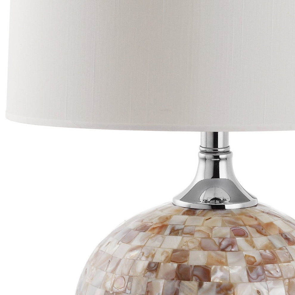 Safavieh Nikki 22.5-Inch H Shell Table Lamp Set Of 2 - Cream | Table Lamps | Modishstore - 3