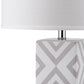 Safavieh Diamonds 27-Inch H Table Lamp Set Of 2 - Grey | Table Lamps | Modishstore - 3