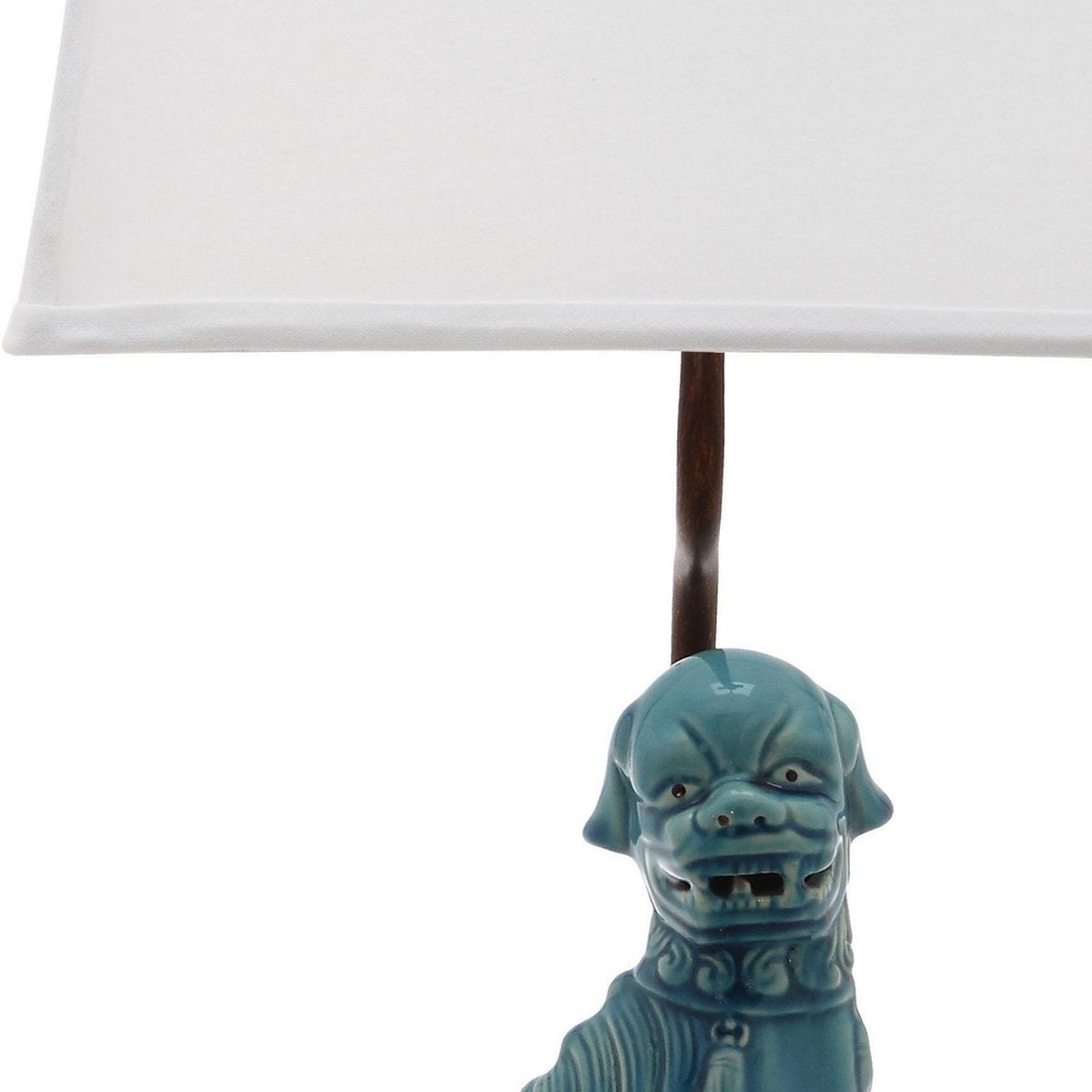 Safavieh Foo 28.5-Inch H Dog Table Lamp Set Of 2 - Blue | Table Lamps | Modishstore - 3