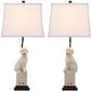 Safavieh Foo 28.5-Inch H Dog Table Lamp Set Of 2 - Cream | Table Lamps | Modishstore