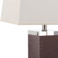 Safavieh Deco 27-Inch H Leather Table Lamp Set Of 2 - Brown | Table Lamps | Modishstore - 3