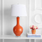 Safavieh Blanche 32-Inch H Gourd Lamp Set Of 2 - Orange | Table Lamps | Modishstore