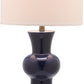 Safavieh Lola 30-Inch H Column Lamp Set Of 2 - Navy | Table Lamps | Modishstore - 3