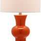 Safavieh Lola 30-Inch H Column Lamp Set Of 2 - Orange | Table Lamps | Modishstore - 3