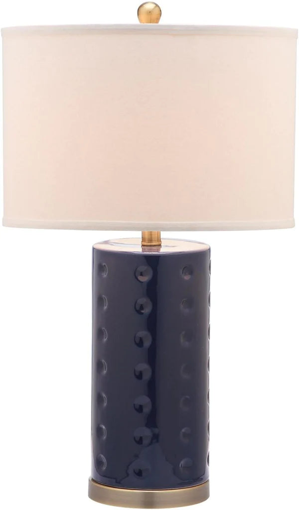 Safavieh Roxanne 26-Inch H Table Lamp Set Of 2 - Navy | Table Lamps | Modishstore - 3