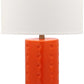 Safavieh Roxanne 26-Inch H Table Lamp Set Of 2 - Orange | Table Lamps | Modishstore - 3