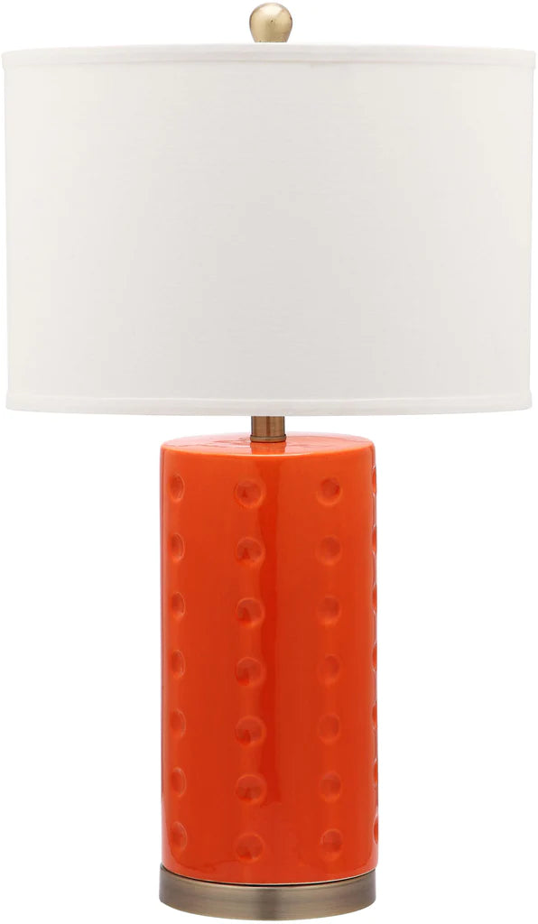 Safavieh Roxanne 26-Inch H Table Lamp Set Of 2 - Orange | Table Lamps | Modishstore - 3