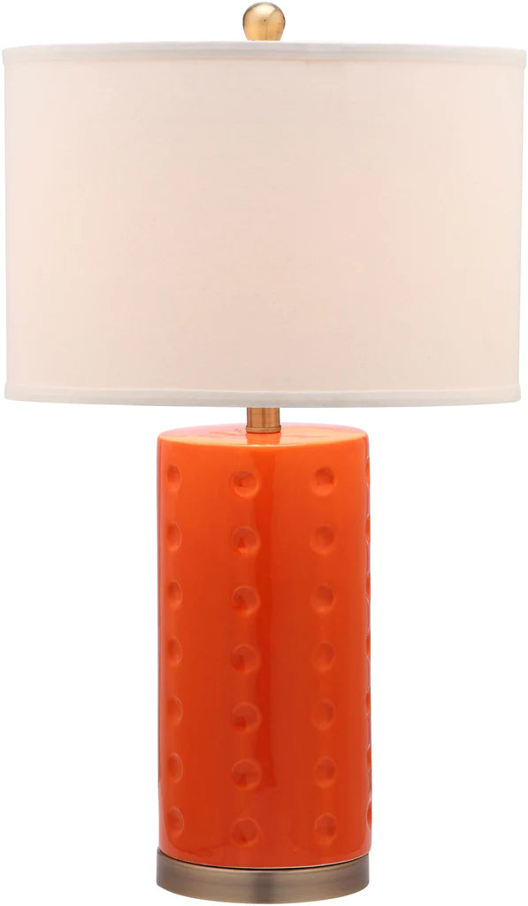 Safavieh Roxanne 26-Inch H Table Lamp Set Of 2 - Orange | Table Lamps | Modishstore - 2