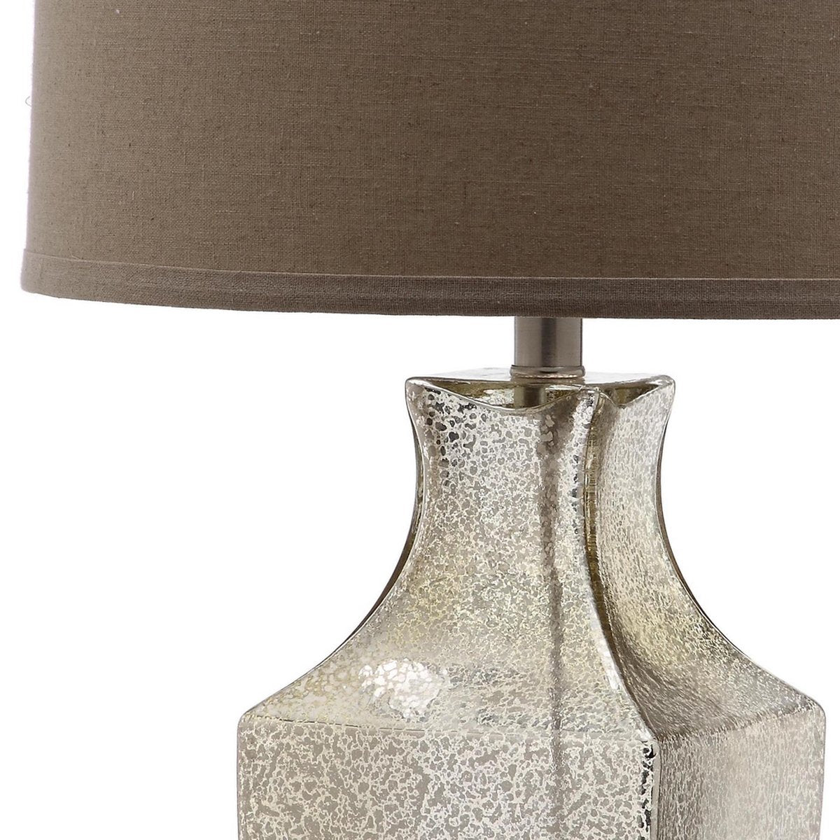 Safavieh Glass 29-Inch H Bottom Lamp Set Of 2 - Ivory | Table Lamps | Modishstore - 3