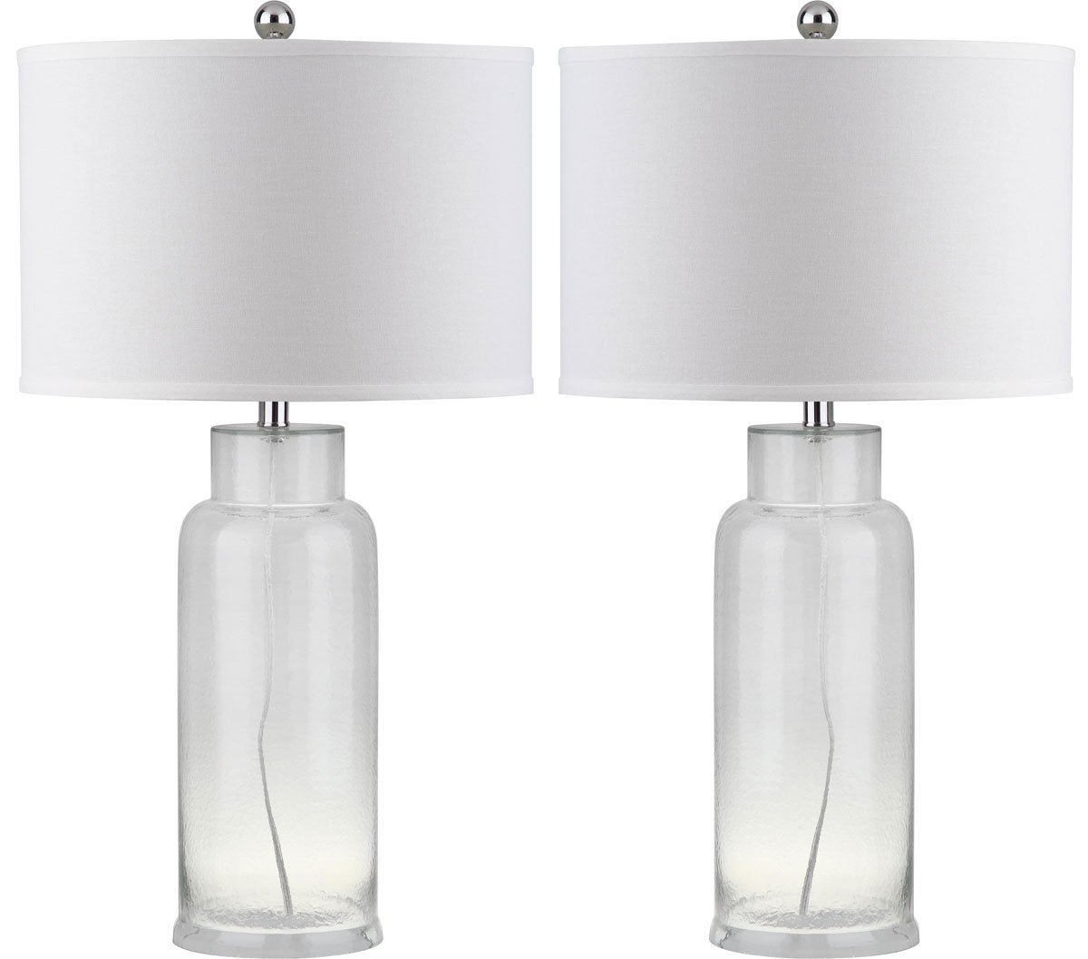 Safavieh Bottle 29-Inch H Glass Table Lamp Set Of 2 - Clear | Table Lamps | Modishstore - 2