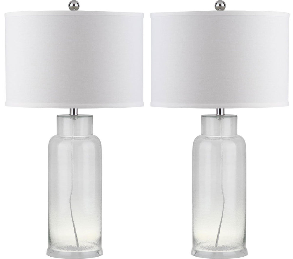 Safavieh Bottle 29-Inch H Glass Table Lamp Set Of 2 - Clear | Table Lamps | Modishstore - 2