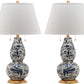Safavieh Color Swirls 28-Inch H Glass Table Lamp Set Of 2 - Navy | Table Lamps | Modishstore - 2