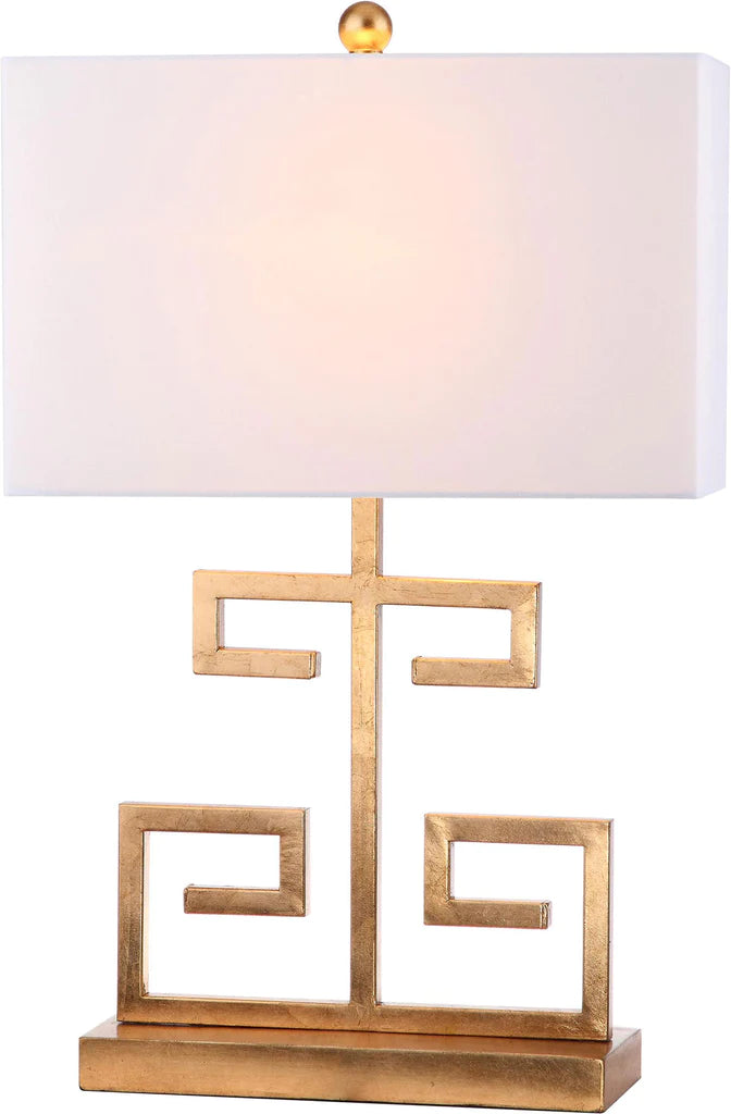 Safavieh Greek Key 25-Inch H Table Lamp Set Of 2 - Gold | Table Lamps | Modishstore - 2