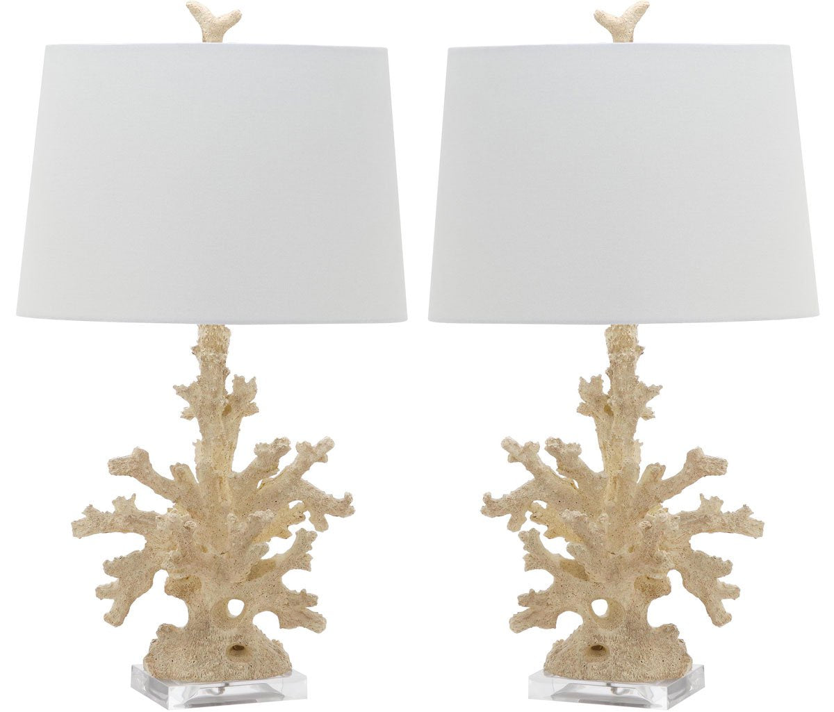 Safavieh Coral Branch 28.5-Inch H Table Lamp Set Of 2 - Cream | Table Lamps | Modishstore - 2