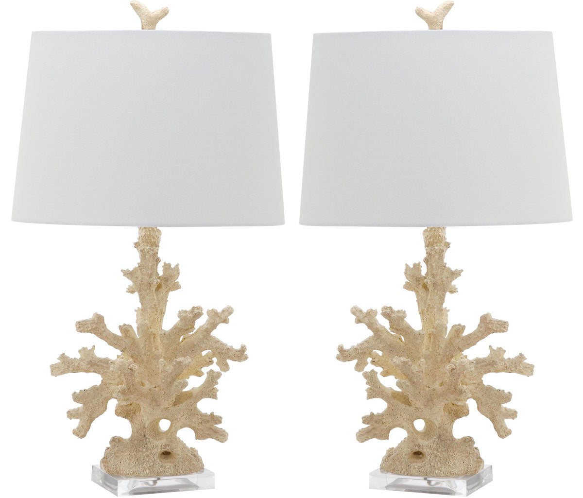 Safavieh Coral Branch 28.5-Inch H Table Lamp Set Of 2 - Cream | Table Lamps | Modishstore - 2