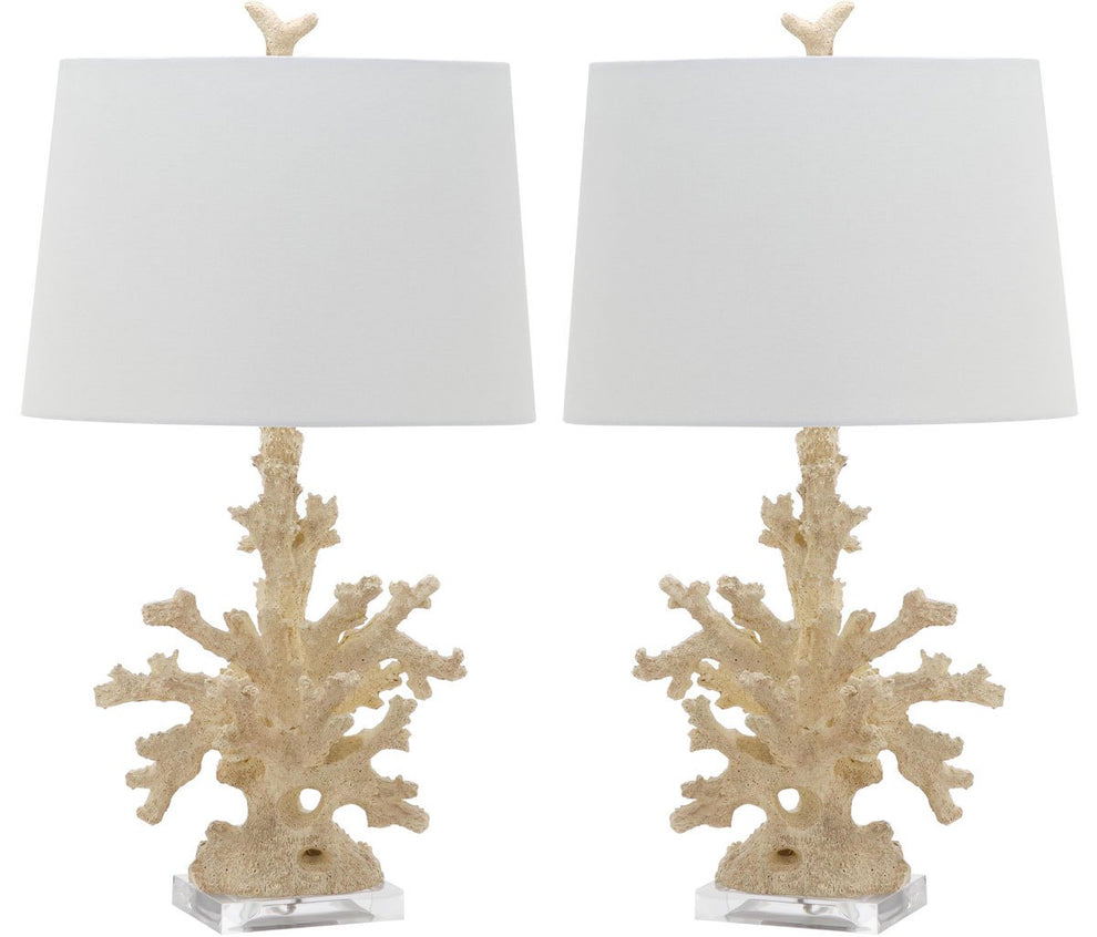 Safavieh Coral Branch 28.5-Inch H Table Lamp Set Of 2 - Cream | Table Lamps | Modishstore - 2