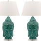 Safavieh Serenity 31-Inch H Buddha Table Lamp Set Of 2 - Blue | Table Lamps | Modishstore - 2