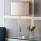 Safavieh Nina 30-Inch H Crystal Column Lamp - Clear | Table Lamps | Modishstore