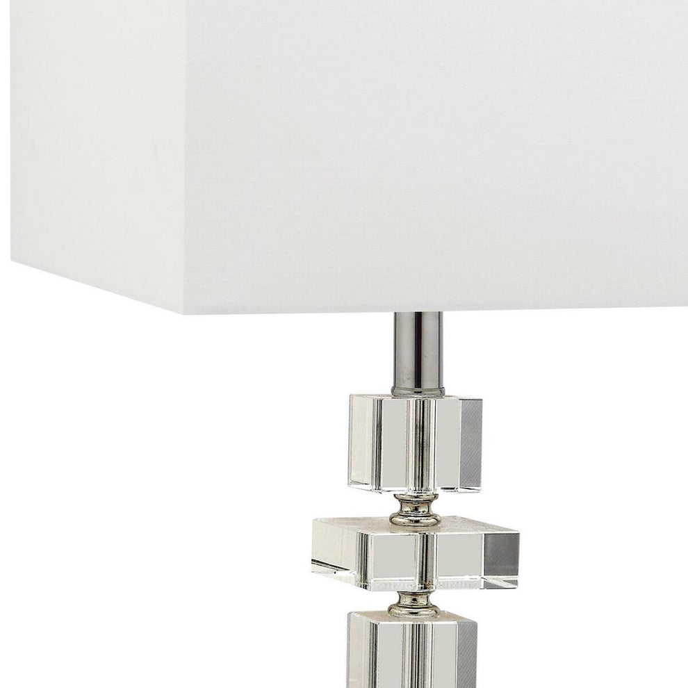 Safavieh Deco 28.5-Inch H Crystal Table Lamp Set Of 2 - Clear | Table Lamps | Modishstore - 3