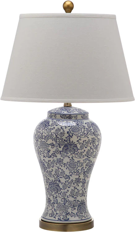 Safavieh Spring 29-Inch H Blossom Table Lamp Set Of 2 - Blue | Table Lamps | Modishstore - 3