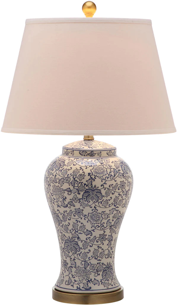Safavieh Spring 29-Inch H Blossom Table Lamp Set Of 2 - Blue | Table Lamps | Modishstore - 2