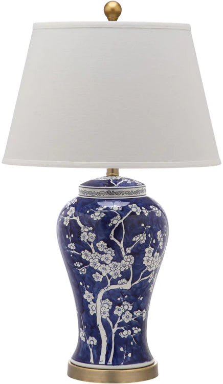 Safavieh Spring 29-Inch H Blossom Table Lamp Set Of 2 - Navy | Table Lamps | Modishstore - 3