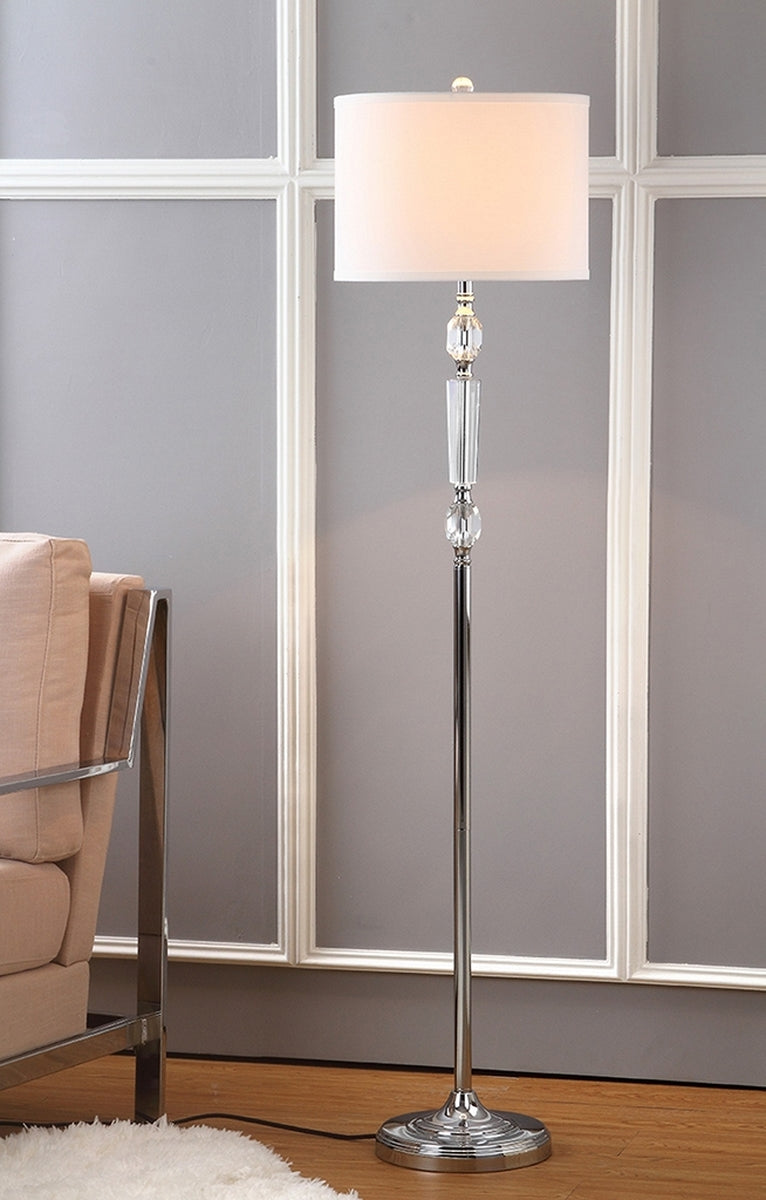 Safavieh Fairmont 60-Inch H Floor Lamp - Clear | Floor Lamps | Modishstore