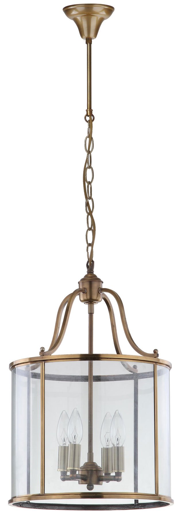 Safavieh Sutton Place 4 Light Brass 13.4-Inch Dia Pendant - Brass | Pendant Lamps | Modishstore - 2