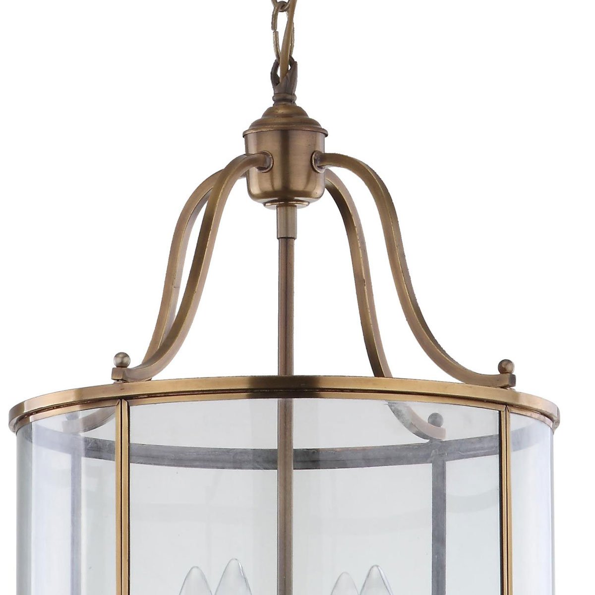 Safavieh Sutton Place 4 Light Brass 13.4-Inch Dia Pendant - Brass | Pendant Lamps | Modishstore - 3