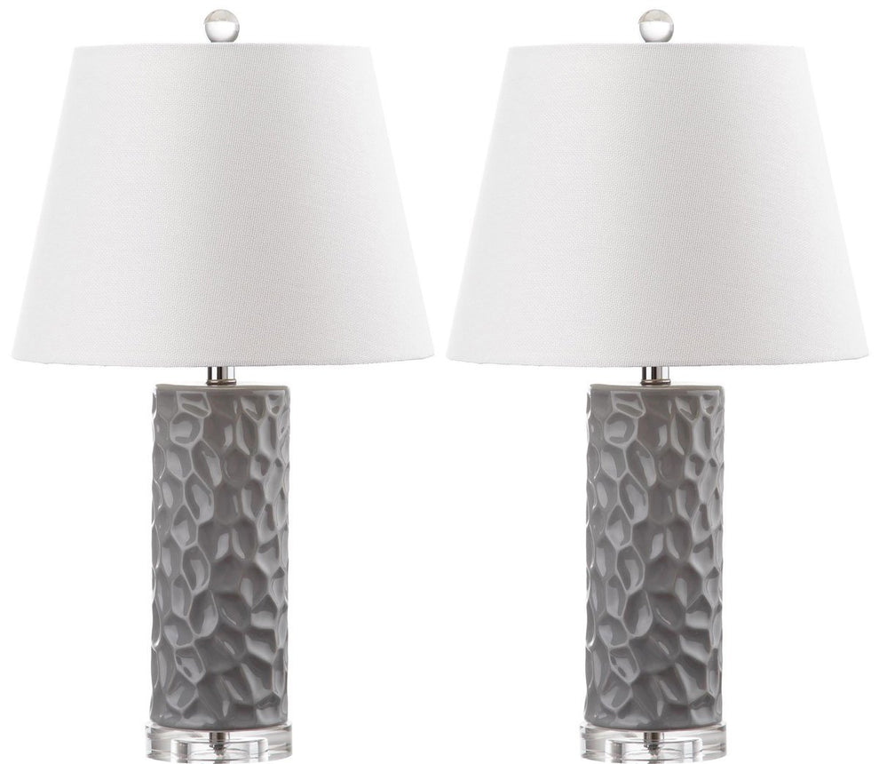 Safavieh Blakely 28-Inch H Teal Table Lamp Set Of 2 - Blue | Table Lamps | Modishstore - 4