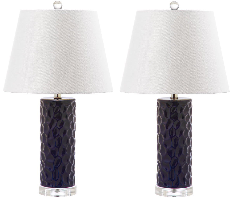 Safavieh Dixon 23.5-Inch H Navy Table Lamp Set Of 2 - Navy | Table Lamps | Modishstore - 2
