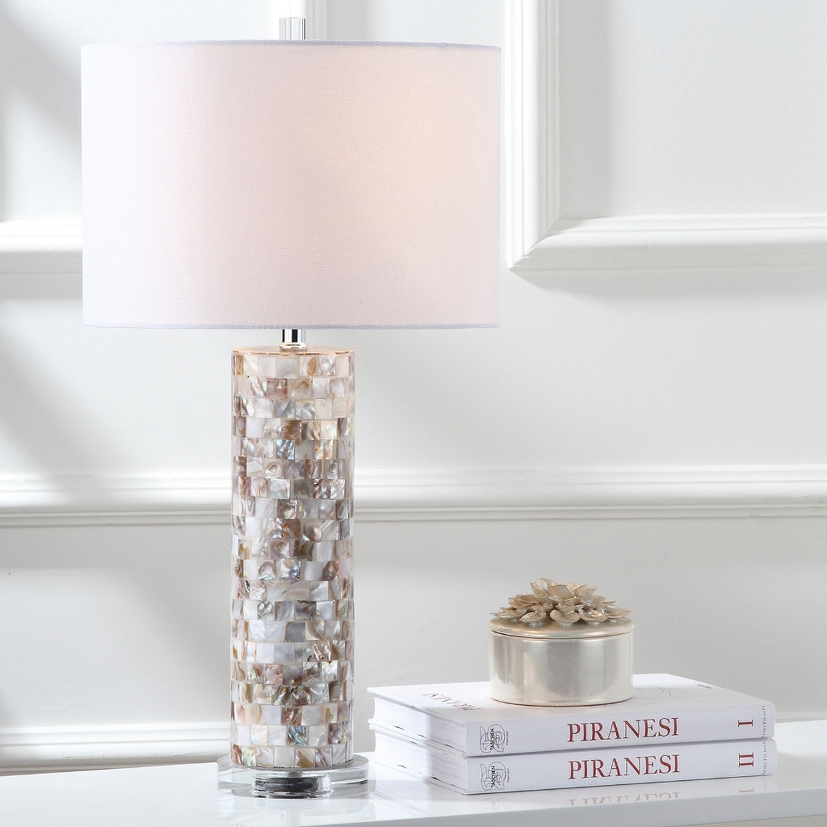 Safavieh Boise 27.5-Inch H Table Lamp Set Of 2 - Cream | Table Lamps | Modishstore