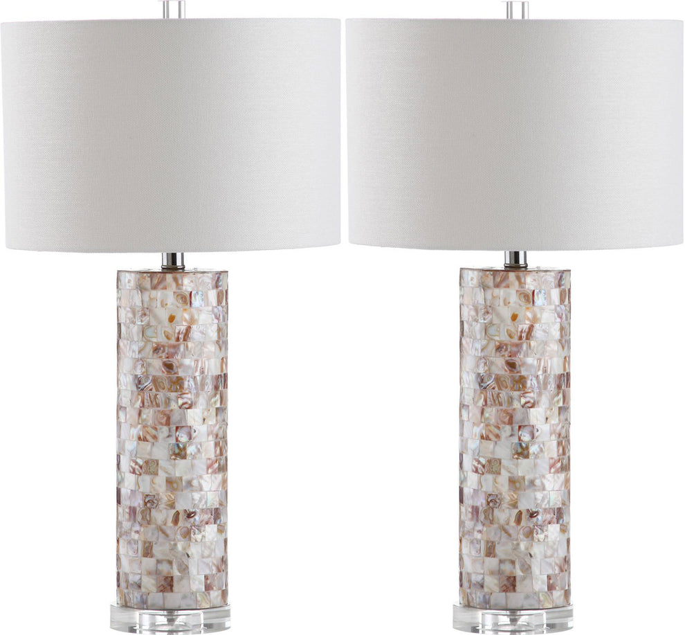 Safavieh Boise 27.5-Inch H Table Lamp Set Of 2 - Cream | Table Lamps | Modishstore - 2